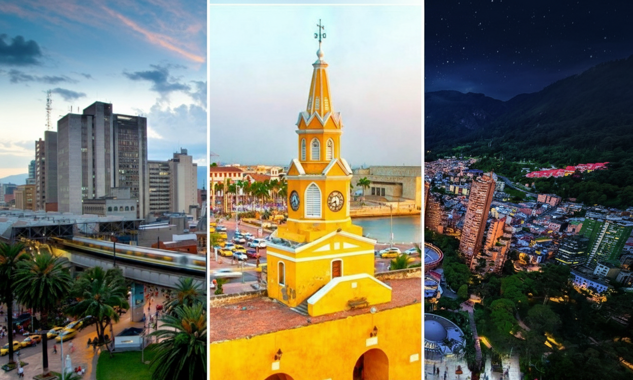 Colombia: Bogotá · Cartagena · Medellín